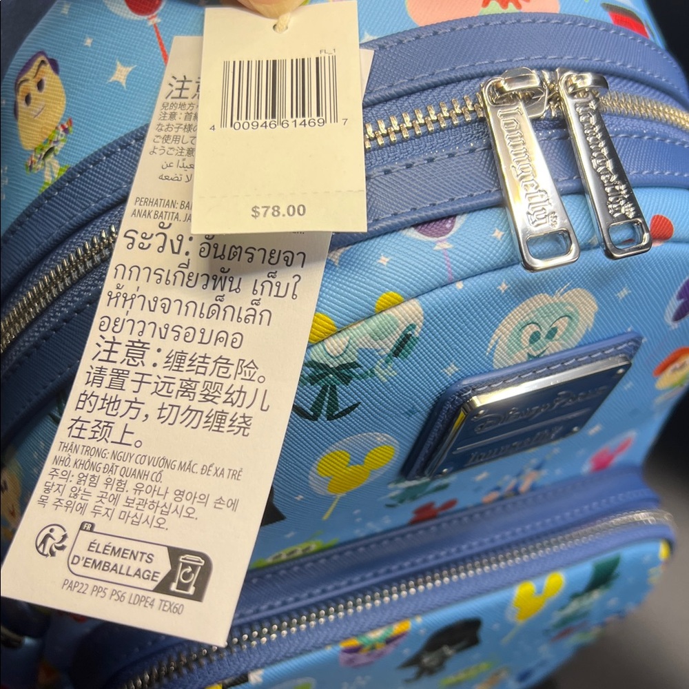 Loungefly Disney Chibi Icons mini backpack NEW WITH TAGS - Picture 5 of 10